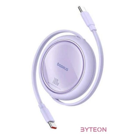 Baseus Free2Draw USB-C - USB-C kábel, PD, 100 W, 1 m (lila)