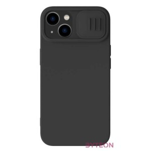 Nillkin CamShield Silky Silicone Case for iPhone 15 Plus (black)