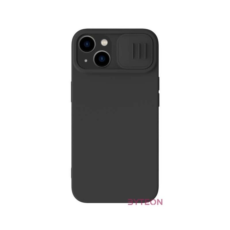Nillkin CamShield Silky Silicone Case for iPhone 15 Plus (black)