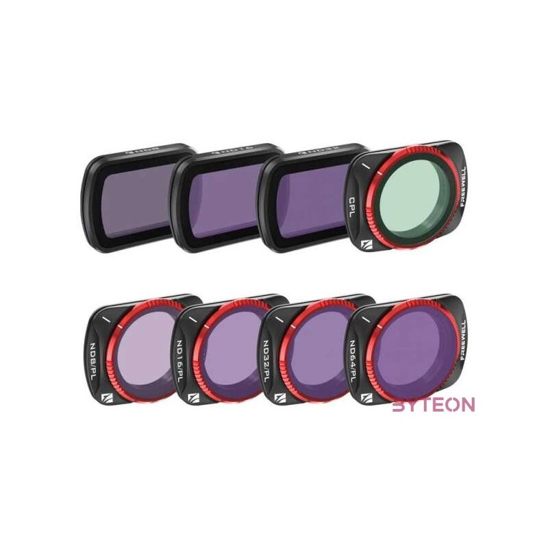 Set of 8 filters Freewell DJI Osmo Pocket 3