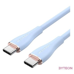 USB-C 2.0 to USB-C Cable Vention TAWSG 1,5m, PD 100W, Blue Silicone