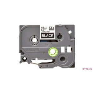 Brother TZE-345 (18mm, 8m) laminált szalag - Fekete