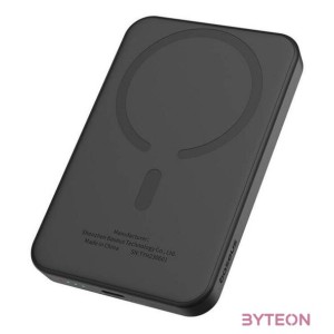 Baseus Mágneses Mini Powerbank, 5000mAh, USB-C 20W (fekete)