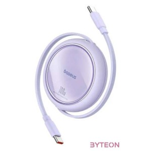 Baseus Free2Draw USB-C - USB-C kábel, PD, 100 W, 1 m (lila)