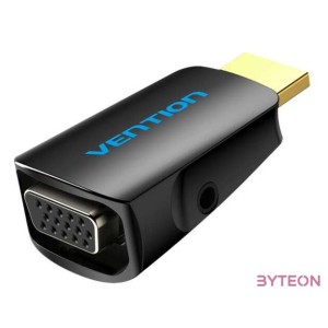 Adapter HDMI to VGA Vention AIDB0 with 3.5mm Audio Port