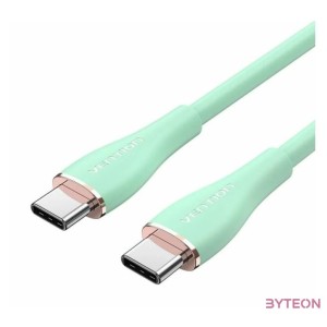 Cable USB-C 2.0 to USB-C Vention TAWGG 1,5m PD 100W  Light Green Silicone
