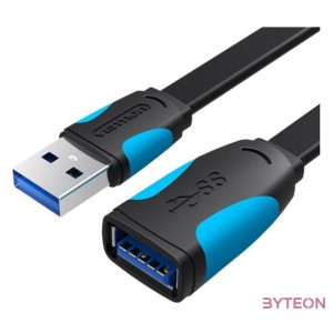 Flat USB 3.0 extender Vention VAS-A13-B300 3m Black
