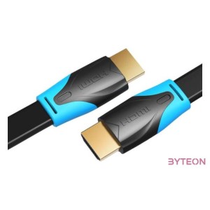 Flat HDMI Cable Vention VAA-B02-L100 1m 4K 60Hz (Black)