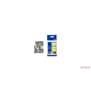 Brother TZE-S621 (9mm, 8m) laminált szalag - Sárga