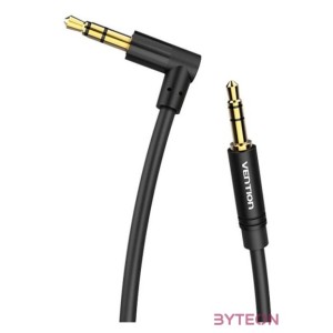 Cable Audio AUX 3.5mm to 90 3,5mm Vention BAKBF-T 1m Black