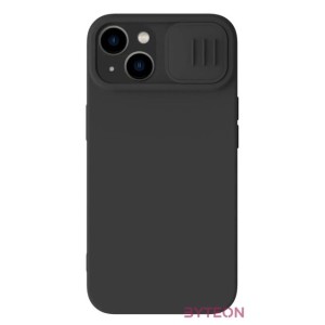 Nillkin CamShield Silky Silicone Case for iPhone 15 Plus (black)