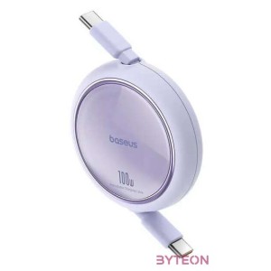 Baseus Free2Draw USB-C - USB-C kábel, PD, 100 W, 1 m (lila)