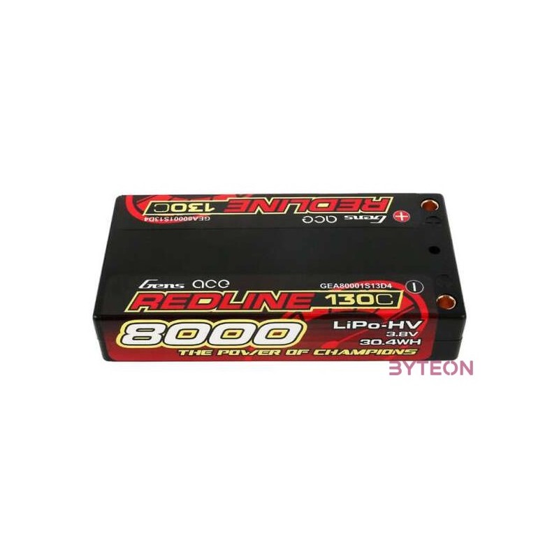 Lipo Battery GENS ACE 8000mAh 3.8V 1S2P 130C