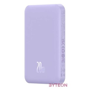 Baseus Mágneses Mini Powerbank, 5000mAh, 20W (lila)