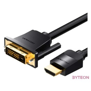 Kabel HDMI do DVI (241) Vention ABFBF 1m, 4K 60Hz, 1080P 60Hz (Czarny)