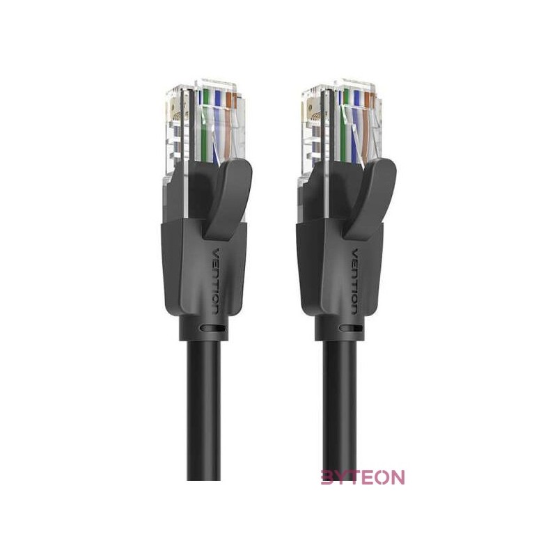 Kabel sieciowy UTP CAT6 Vention IBEBH RJ45 Ethernet 1000Mbps 2m czarny