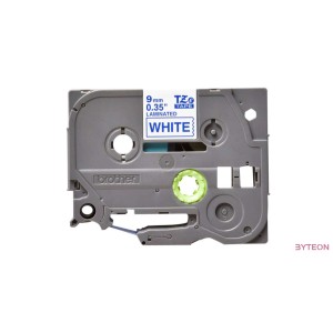Brother TZE-223 (9mm, 8m) laminált szalag - Fehér