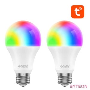 Gosund LED WB4 Okosizzó (RGB) E27, 2 db, Tuya