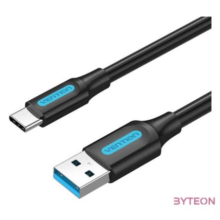 USB 3.0 A to USB-C Cable Vention COZBH 2m Black PVC