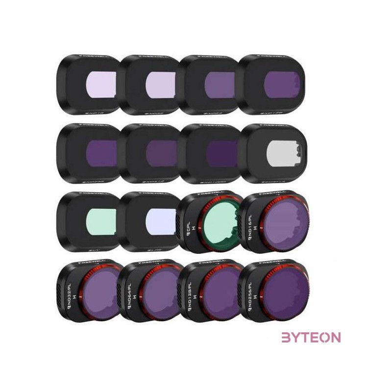 Set of 16 filters Freewell for DJI Mini 4 Pro drone