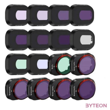Set of 16 filters Freewell for DJI Mini 4 Pro drone