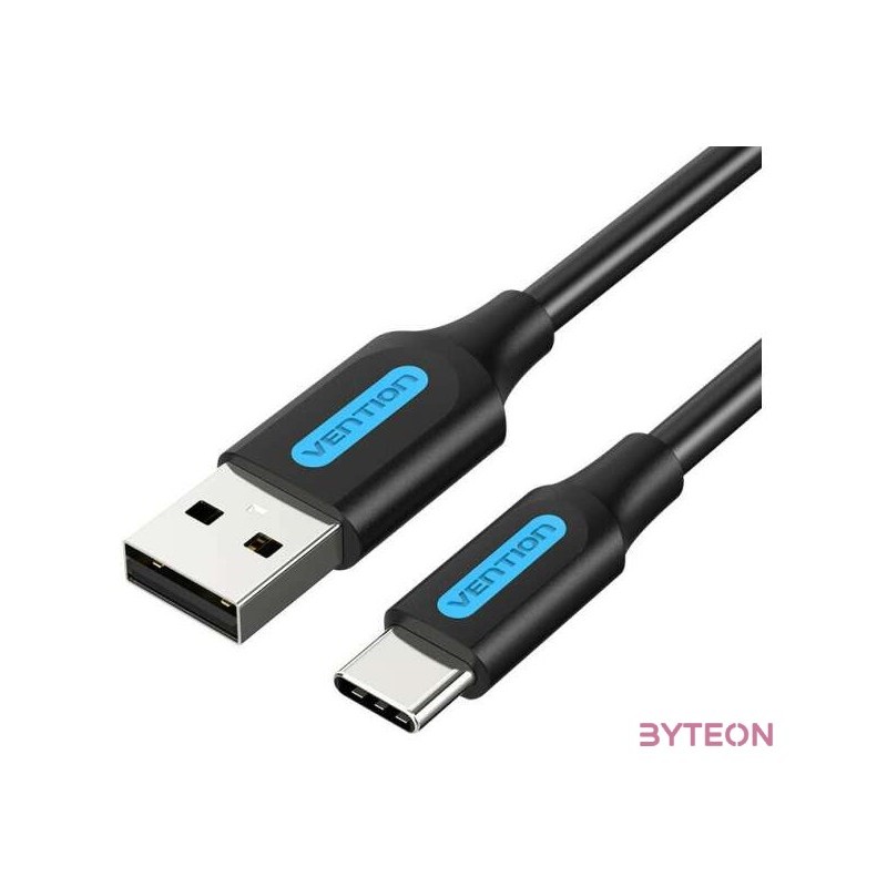 USB 2.0 A to USB-C Cable Vention COKBH 3A 2m Black