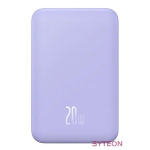 Baseus Mágneses Mini Powerbank, 5000mAh, 20W (lila)