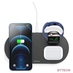 Wireless Charger Mcdodo CH-7061 3 in 1 15W (mobile,TWS,Apple watch) (black)