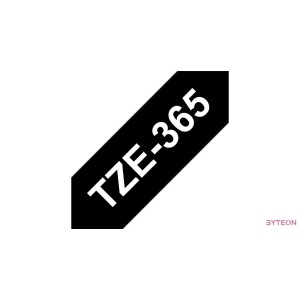 Brother TZE-365 (36mm, 8m) laminált szalag - Fekete