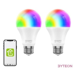 Gosund LED WB4 Okosizzó (RGB) E27, 2 db, Tuya