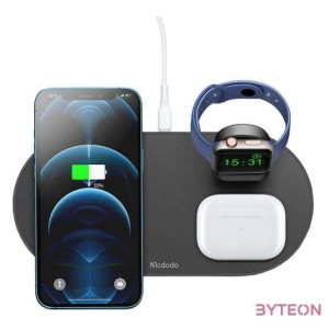 Wireless Charger Mcdodo CH-7061 3 in 1 15W (mobile,TWS,Apple watch) (black)
