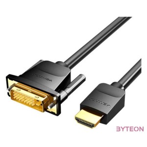 Kabel HDMI do DVI (241) Vention ABFBF 1m, 4K 60Hz, 1080P 60Hz (Czarny)