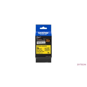 Brother TZE-S621 (9mm, 8m) laminált szalag - Sárga