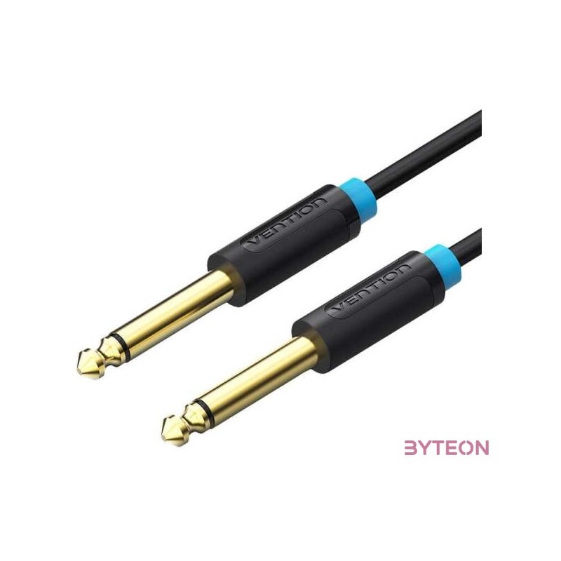 Audio Cable TS 6.35mm Vention BAABF 1m (black)