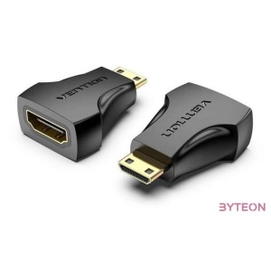 Female HDMI to Male Mini HDMI Adapter Vention AISB0 4K (Black)