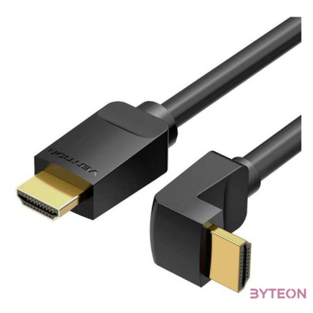 Cable HDMI 2.0 Vention AARBI 3m, Angled 90, 4K 60Hz (black)