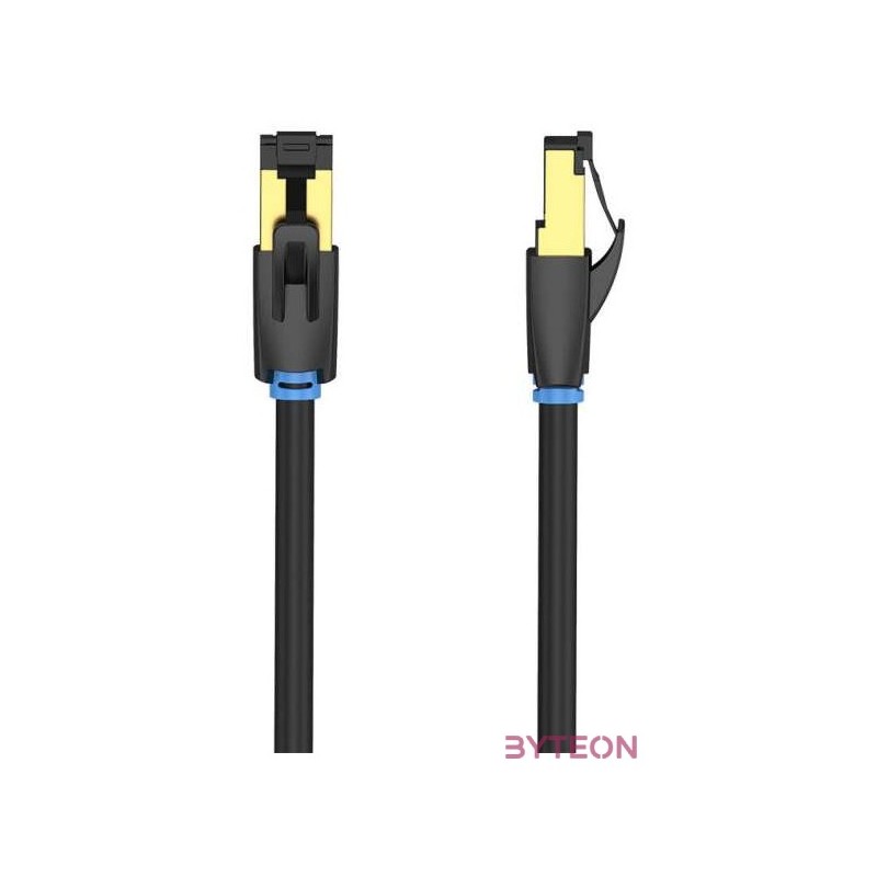 Network Cable CAT8 SFTP Vention IKABF RJ45 Ethernet 40Gbps 1m Black
