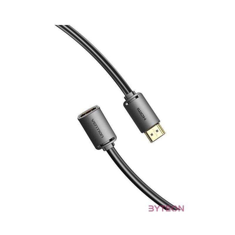 HDMI 2.0 Male to HDMI 2.0 Female Extension Cable Vention AHCBH 2m, 4K 60Hz, (Black)