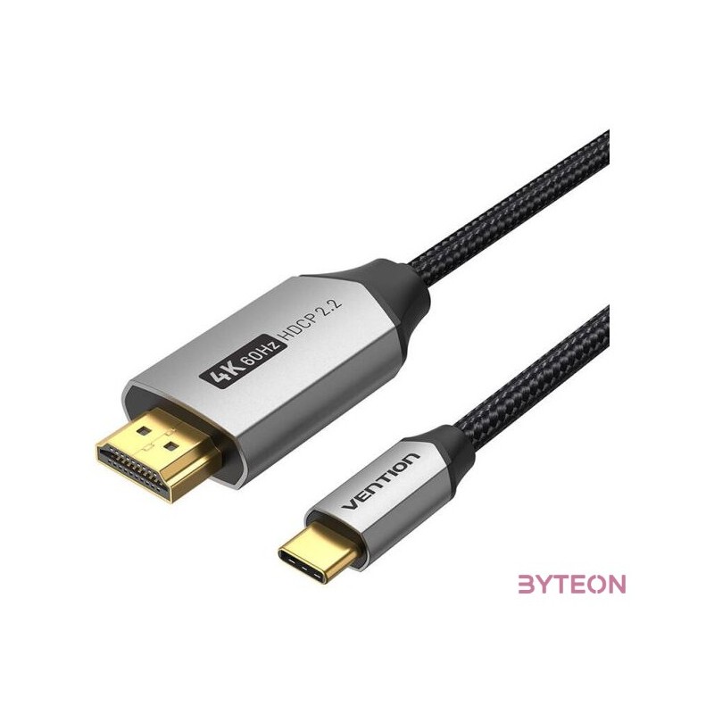 USB-C do HDMI 2.0 cable Vention CRBBF 1m, 4K 60Hz (black)