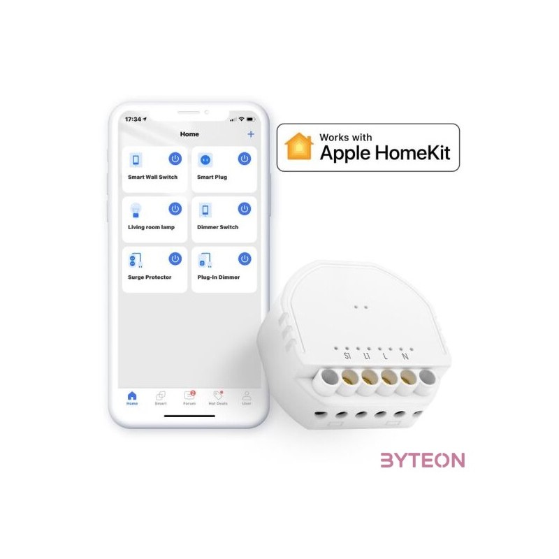 Wi-Fi Smart In-Wall Switch Meross MSS810HK-UN