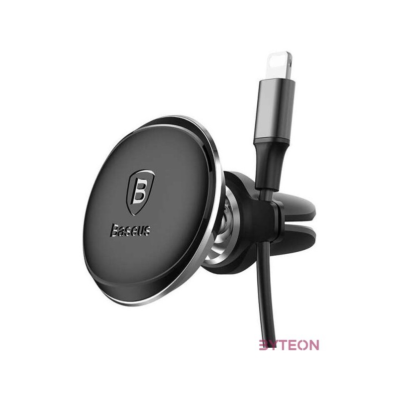 Baseus mágneses autós telefontartó műszerfalhoz (fekete)