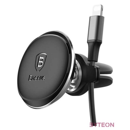 Baseus mágneses autós telefontartó műszerfalhoz (fekete)