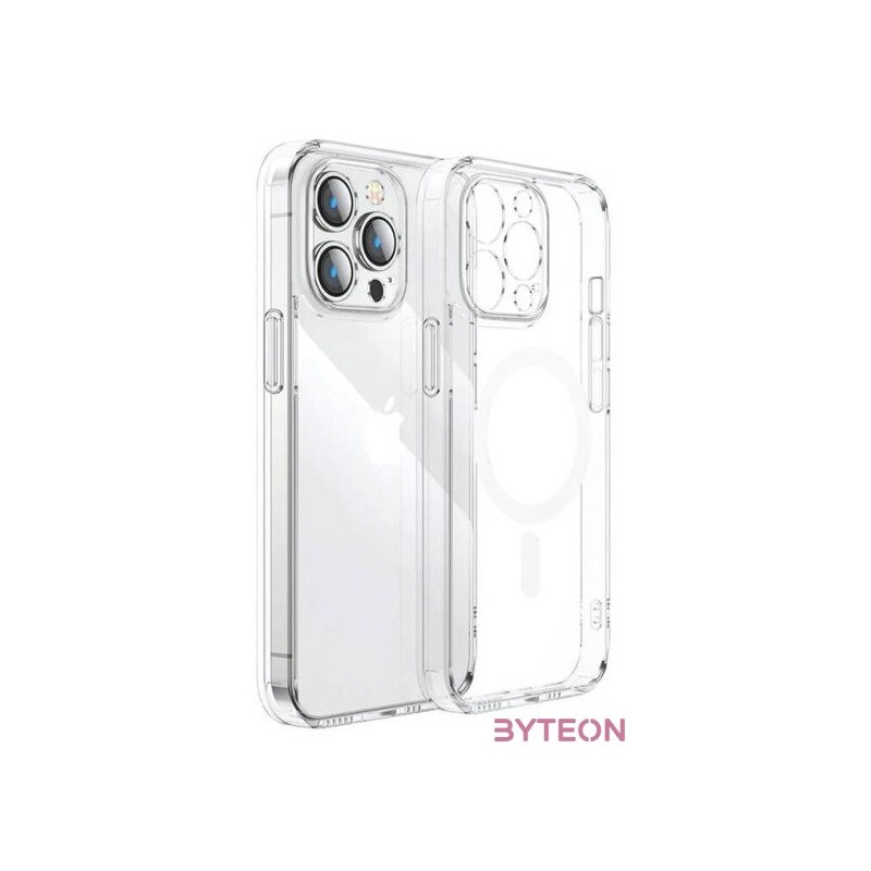 Magnetic potective phone case Joyroom for iPhone 15 Pro Max (transparent)