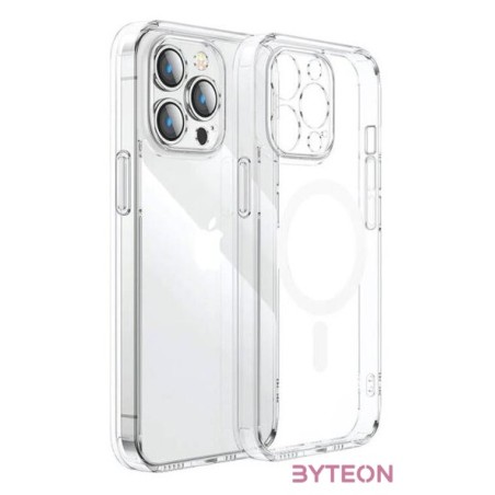 Magnetic potective phone case Joyroom for iPhone 15 Pro Max (transparent)
