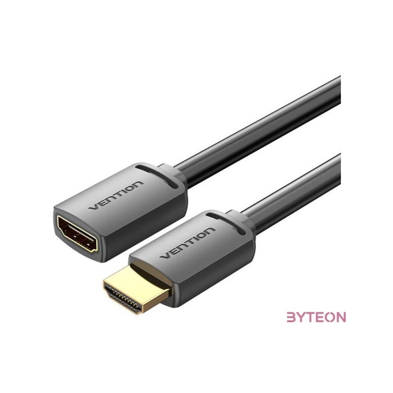 HDMI 2.0 Male to HDMI 2.0 Female Cable Vention AHCBG 1,5m, 4K 60Hz, (Black)