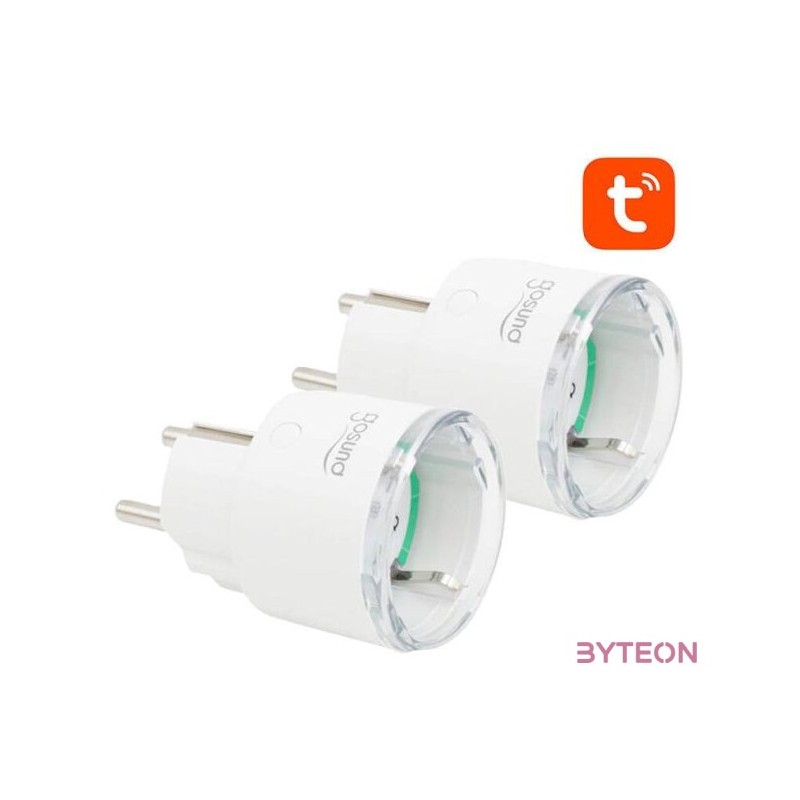 Gosund SP111 smart WiFi aljzat 3680W 16A, Tuya 2-pack