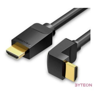 Cable HDMI 2.0 Vention AARBH 2m, Angled 90, 4K 60Hz (black)