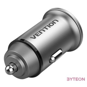 Car Charger 2x USB Vention FFEH0 30W Gray