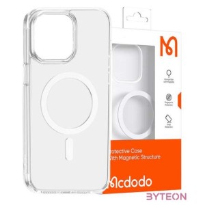 Magnetic case McDodo for iPhone 15 Plus (clear)