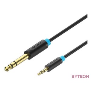 Audio Cable TRS 3.5mm to 6.35mm Vention BABBF 1m, Black